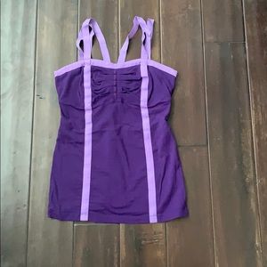 Lululemon Purple Strappy Back Cami Tank Top-Size 6